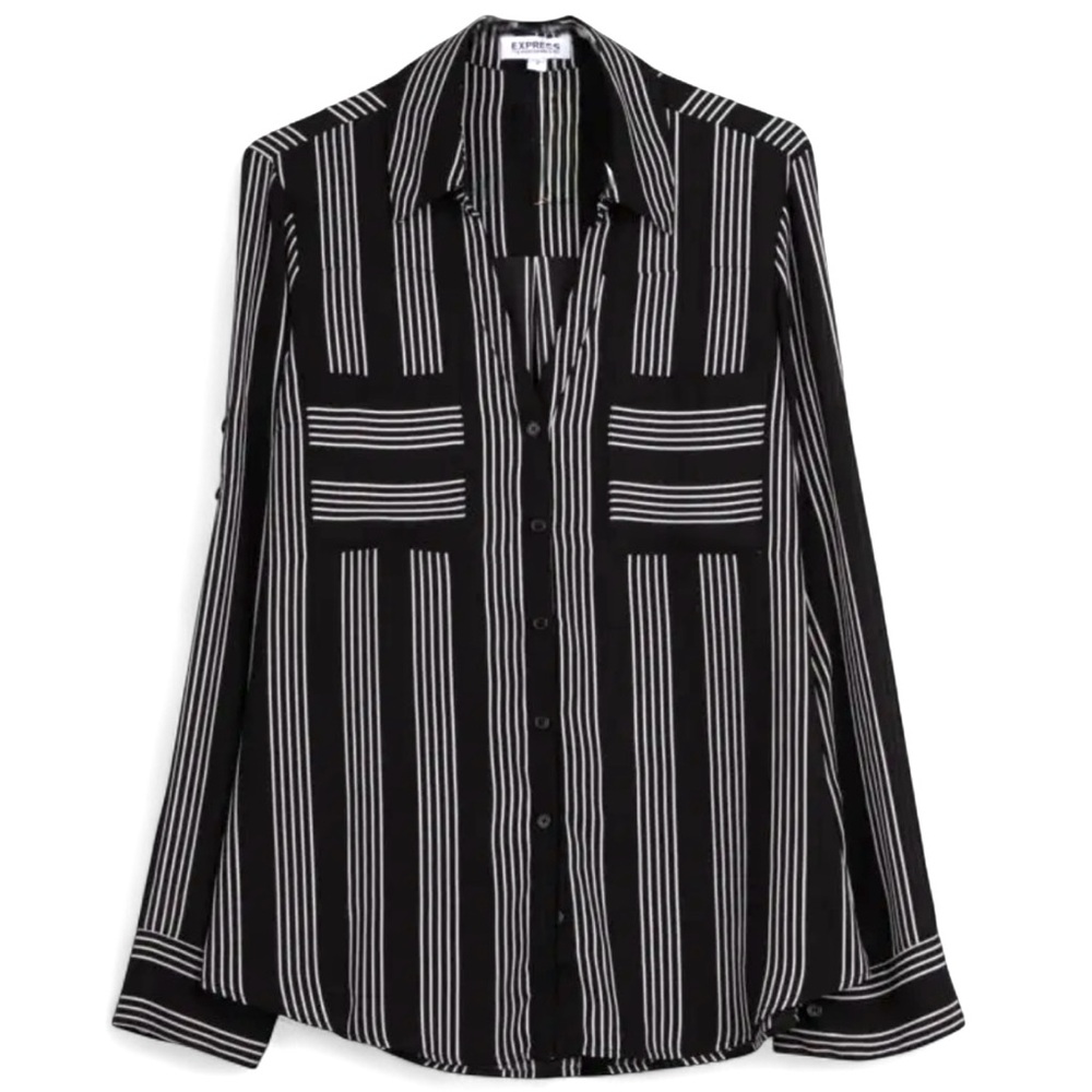 Express Portofino Striped Top